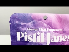 Nahrungsmittelgrad-Unkraut-ganz eigenhändig geschrieber Taschen-Aluminiumfolie-Stand-oben Beutel