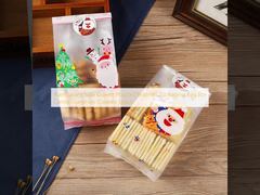 Durchsichtige Seite Gueest Tasche Weihnachtspackungstasche Für Süßigkeiten Gummies Cookies Snack