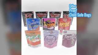 Geruchssichere Mylar-Beutel, kindersichere Reißverschlusstasche